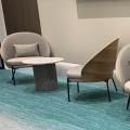 Project by Chooi & Thang Interior | Products Seen: [Dawn Lounger - Fabric & Terrazzo x Ohio Coffee Table]